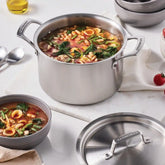 Essential Stainless Steel Deep Round Stockpot