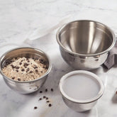 Stainless Steel Mixing Bowls with Lids, Set of 3