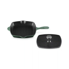 Traditional Square Skillet Grill and Panini Press Set