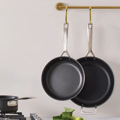 Classic Stainless Steel 2-Piece Non-stick Frying Pan Set