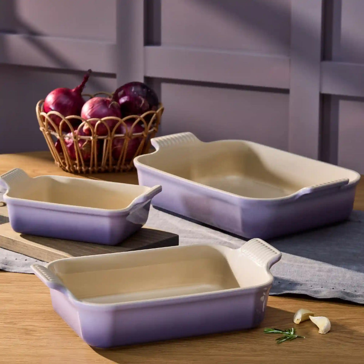 Heritage 3-Piece Rectangular Baking Dish Set