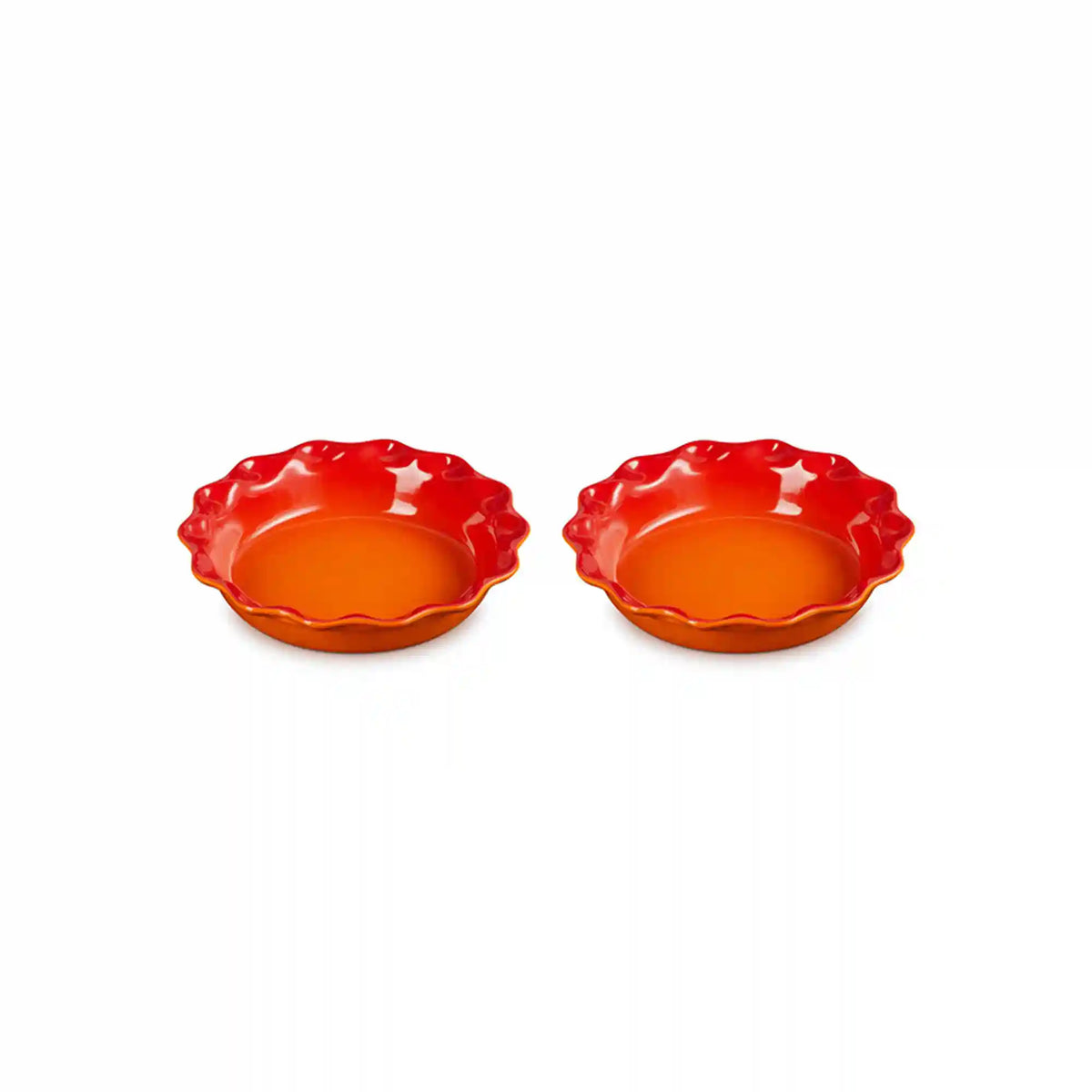 Heritage Fluted Pie Dish 2-Piece Set