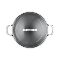 Essential Non-stick Ceramic Shallow Braiser with Glass Lid