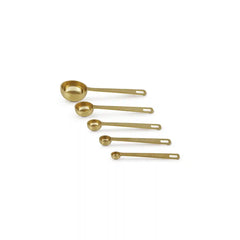 Gold 5-Piece Measuring Spoon Set