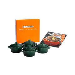 Mini Cocottes Set with Cookbook