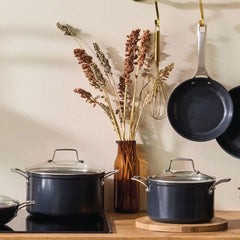 Essential Non-stick Ceramic Stockpot with Glass Lid