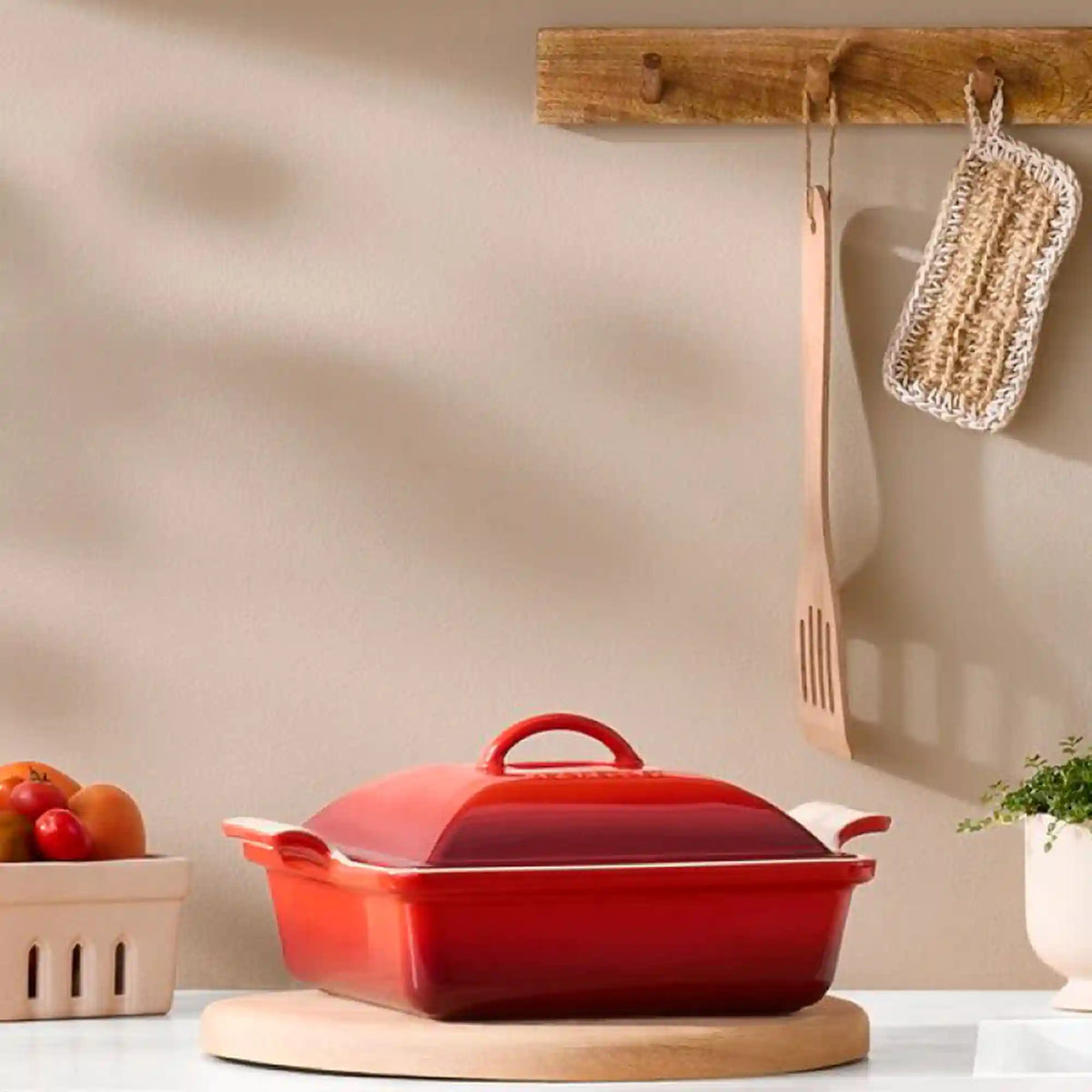 Heritage Shallow Square Casserole