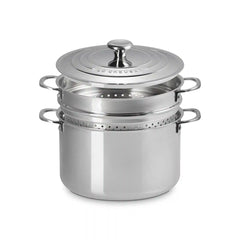 Signature Stainless Steel Stockpot with Colander Insert