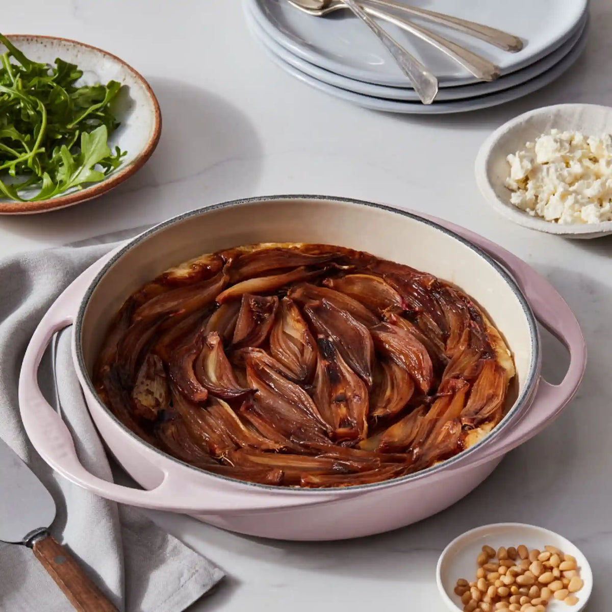 Traditional Round Tarte Tatin Dish
