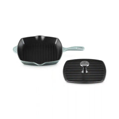 Traditional Square Skillet Grill and Panini Press Set