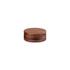 Gourmand Collection Petite Magnetic Wooden Trivet, Set of 4