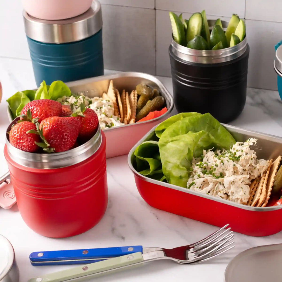 On the Go Food Jar