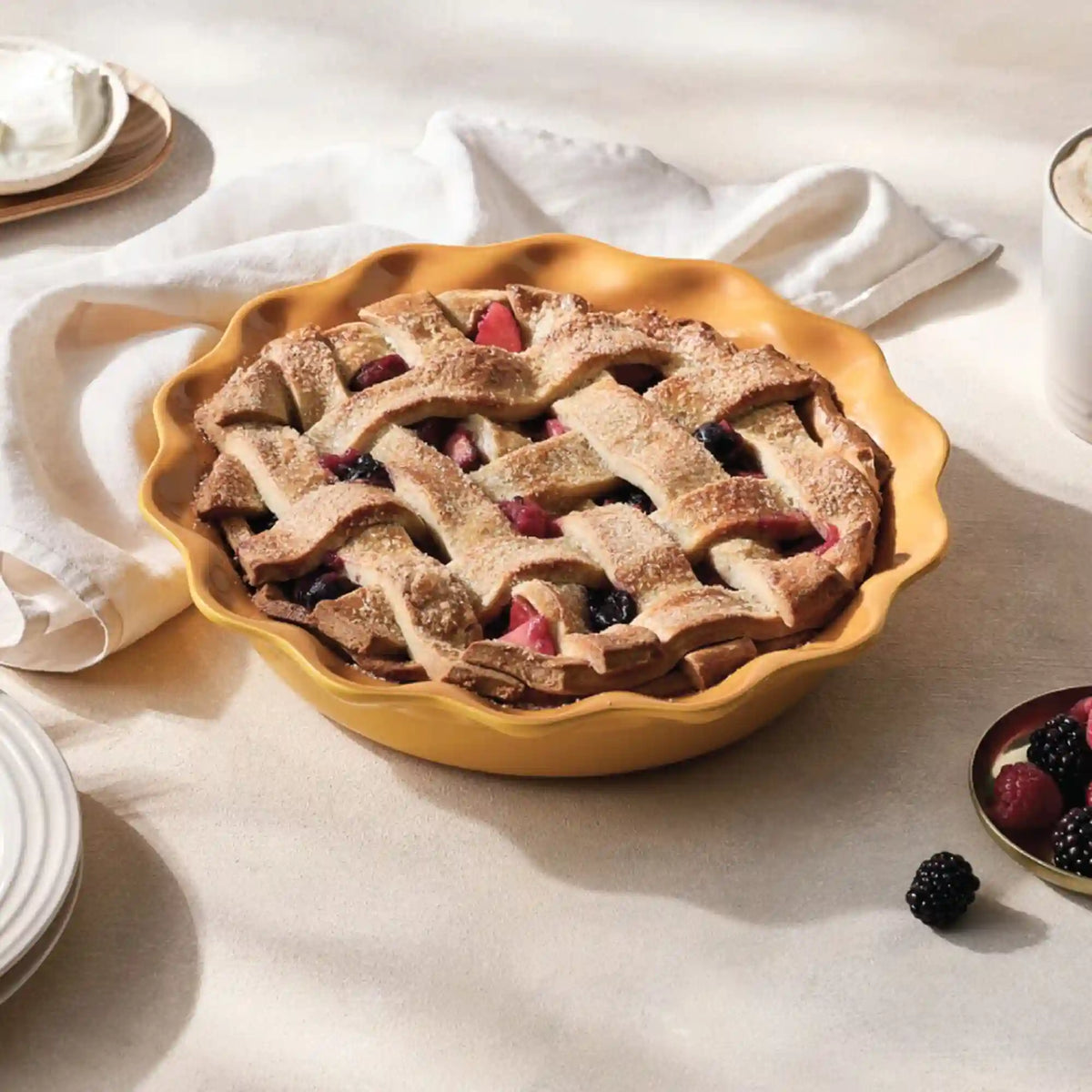 Heritage Fluted Pie Dish